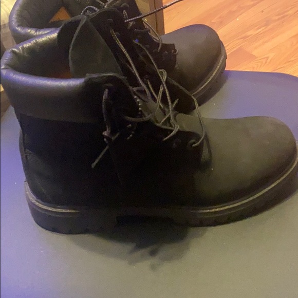 Black timberland boots main image 4